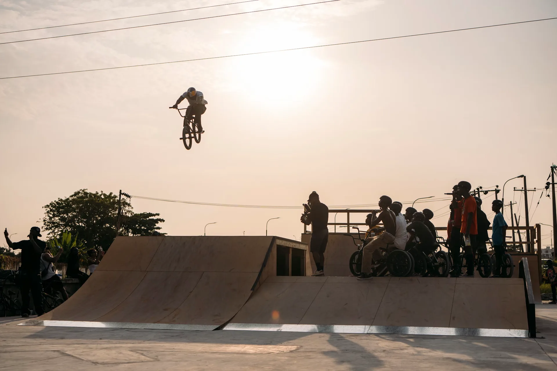 Red Bull Encouraged 2 — Courage Adams skatepark action Lagos