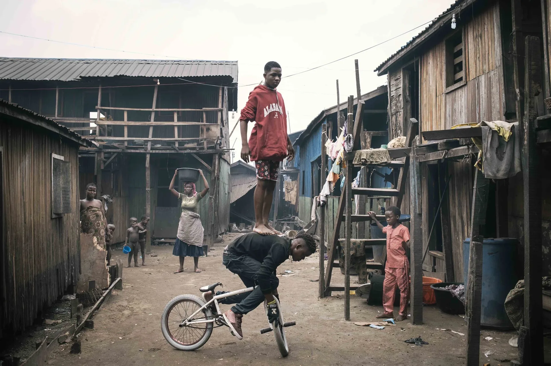 Red Bull BMX First Generation Makoko BMX trick alley Lagos